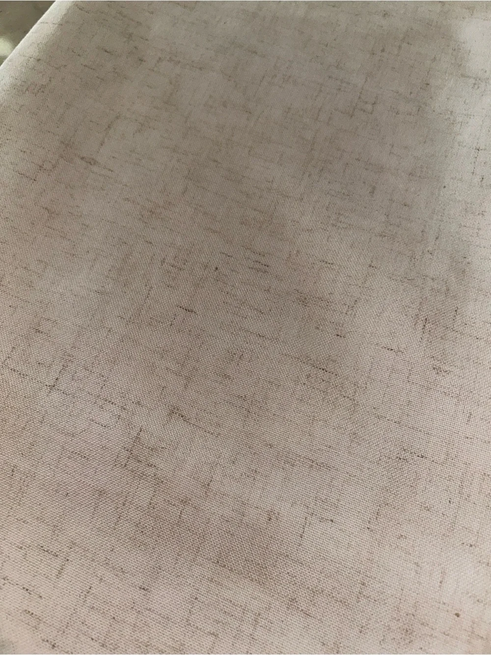 Natural Linen Shower Curtain - Farmhouse Bathroom Decor Soft Sand color